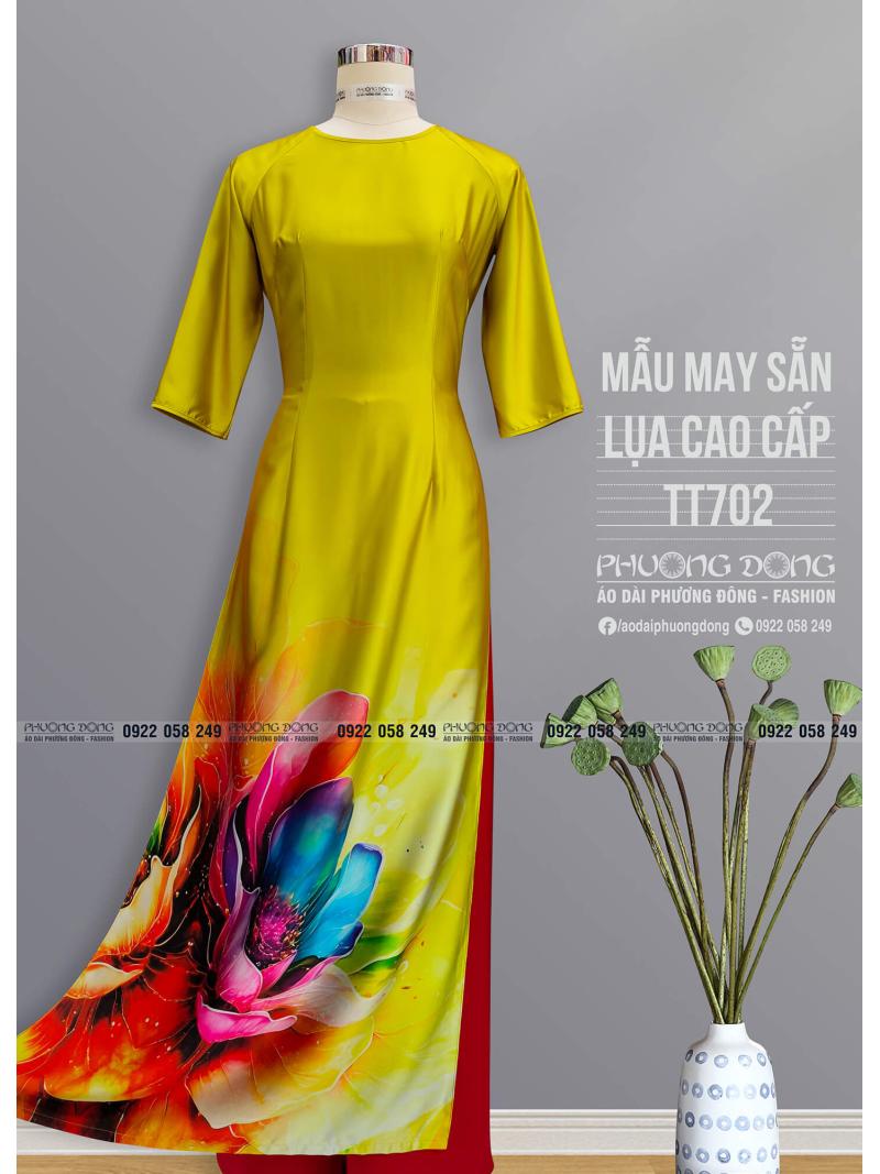 Áo Dài Truyền Thống Lụa Cao Cấp TT702